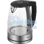 Чайник электрический Midea MK-8019, мощность 2200 Вт, объем 1.7 л, цифровой дисплей, регулировка температуры нагрева, 6 режимов нагрева, поддержание температуры, подсветка