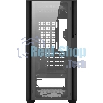 Компьютерный корпус Bloody CC-123 черный без БП mATX 8x120мм 2xUSB2.0 1xUSB3.0 audio bott PSU