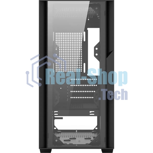 Компьютерный корпус Bloody CC-123 черный без БП mATX 8x120мм 2xUSB2.0 1xUSB3.0 audio bott PSU