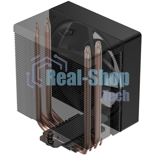 Кулер Cooler ID-Cooling SE-904-XT ARGb BLACK LGA1851/1700/1200/115X/AM5/AM4 (TDP 180W, PWM, 4 тепл.трубки прямого контакта, FAN 100мм, Addressable RGb LED) RET
