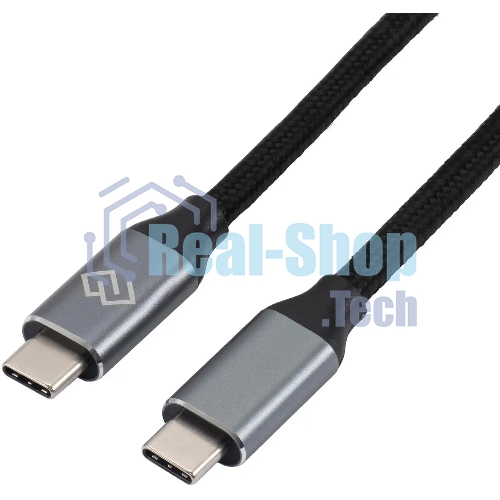 Кабель Digma D-Type-C-USB3.2-3m D-TYPE-C-USB3.2-100W-4K-3M 3м черный