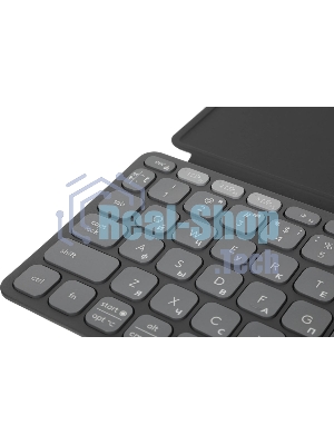 Клавиатура Logitech Keys to Go 2 беспроводная, Bluetooth, серый, английская раскладка