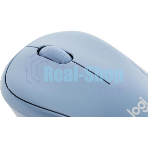 Мышь беспроводная Logitech M221 голубой, 1000 dpi, радиоканал, USB, кнопки - 3