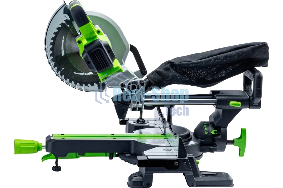 Торцовочная пила Greenworks GD24MS216 24V, бесщеточная, с протяжкой, без АКБ и ЗУ [1501707]