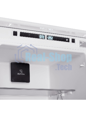 Встраиваемый холодильник Maunfeld MBF177NFFWGR Inverter белый двухкамерный 194/57 л морозилка снизу, NoFrost