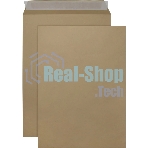 Пакет почтовый Silwerhof Eco 381227.25 C4, 229x324 мм, силиконовая лента крафт 130 г/м2 (pack:25pcs)