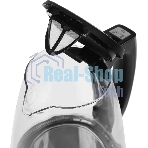 Чайник электрический Midea MK-8019, мощность 2200 Вт, объем 1.7 л, цифровой дисплей, регулировка температуры нагрева, 6 режимов нагрева, поддержание температуры, подсветка