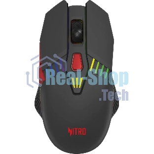 Мышь беспроводная Acer Nitro OMR305 черный, 3200 dpi, радиоканал, Bluetooth, USB, кнопки - 8