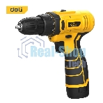 Дрель-шуруповерт Deli DL-DZ12-5A2, 12 В, 2 Ач, 30 Нм, щеточный