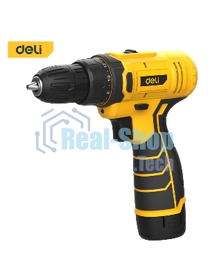 Дрель-шуруповерт Deli DL-DZ12-5A2, 12 В, 2 Ач, 30 Нм, щеточный