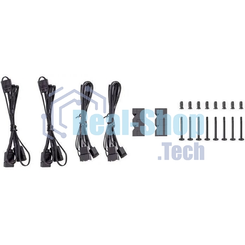 Вентилятор для корпуса Thermaltake CT120 Sync Reverse ARGb 120х120x25 черный 4-pin 31.2дБ (упак.:2шт) (CL-F173-PL12SW-A) Ret