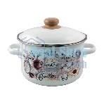 Кастрюля Appetite 1RD161М Roses эмалированная сталь 2 л 60070377
