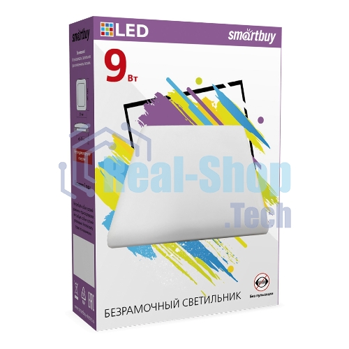 Безрамочный светильник Smartbuy (SBL-BDLS-9-4K) 9W/4000К