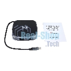 Многофункциональная док-станция Intrend ITACS-9W Type-C с беспроводной зарядкой 3 встроенных высокоскоростных USB 3.0, встроенный высокоскоростной TF и SD карт ридер, разъем RJ-45 для подключения к локальной сети HDMI 4K/30Hz, 60W Power Delivery порт,