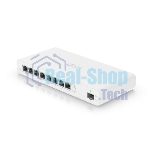 Коммутатор UISP Switch UISP-S PoE-коммутатор, 8х 1G RJ45, 1х SFP, раздача 110 Вт