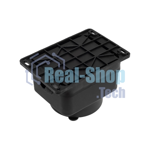 Колодка MultiSet 1х розетка 2К+З 16А/250В IP44 каучуковая черн. SE MST4003BK