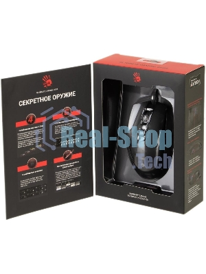 Мышь проводная A4Tech Bloody W70 Max черный, 10000 dpi, USB, кнопки - 9
