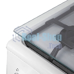 Плита газовая Maunfeld MGC50GCW08D белый, конфорок 4 шт, духовка 59 л, 50 см x 89 см x 65 см