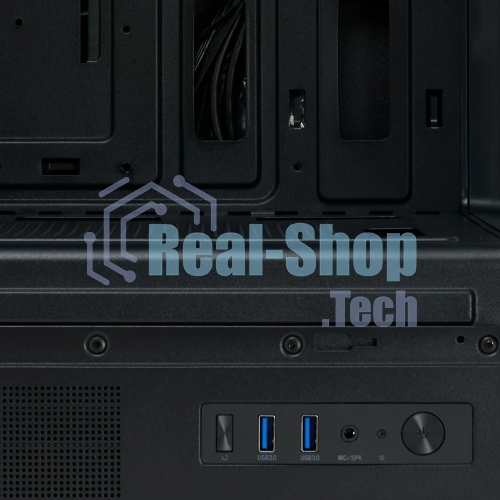 Компьютерный корпус HSPD M510, Mesh Mid Tower, черный, TG, 0.5 SPCC, 4x120мм ARGB ATX, mATX, mITX 180/280/160мм 1x2.5