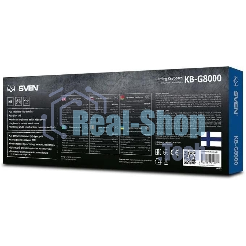 Клавиатура проводная SVEN KB-G8000 USB черный
