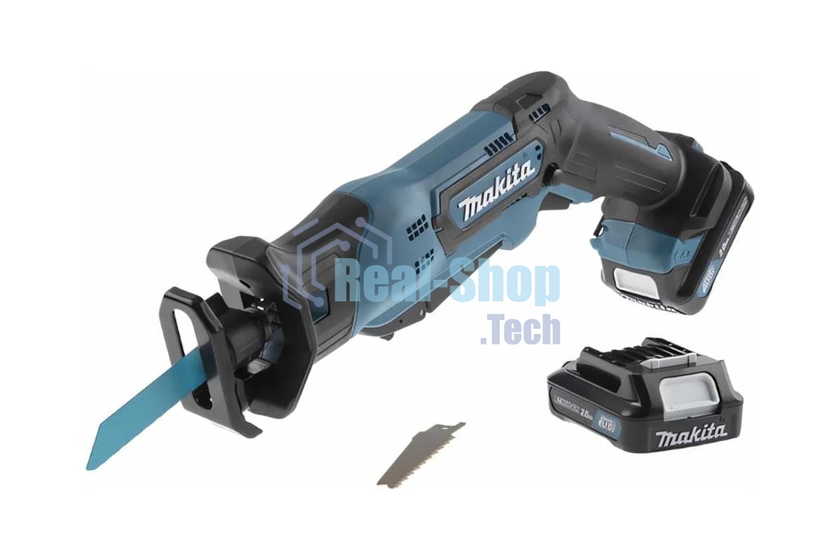 Ножовка Makita JR103DWAE10.8В 2х2Ач Li-ion 0-3300об\м ход-13мм рез-50мм 1.3кг чем б\кл зам. пилки
