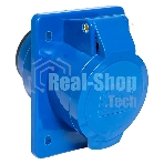 Розетка стационарная внутренняя EKF 423 ps-423-32-220 32А 220В 2P+E IP44