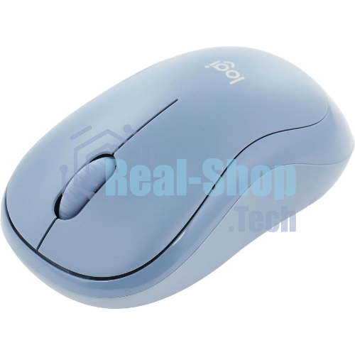 Мышь беспроводная Logitech M221 голубой, 1000 dpi, радиоканал, USB, кнопки - 3