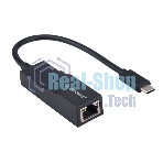 Сетевой адаптер Ethernet Gembird A-CM-LAN-01 USB C-type - Fast Ethernet adapter