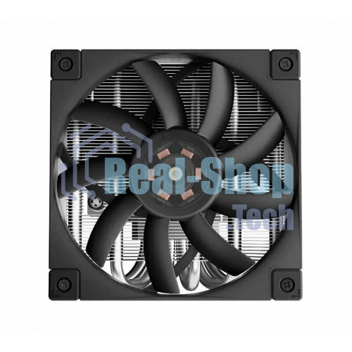 Кулер для процессора DEEPCOOL AN600 черный, 120 мм, алюминий, 1850 об/мин, 24.2 дБ, 4 pin, 180 Вт, 67 мм