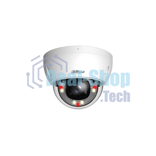 Уличная купольная IP-видеокамера Dahua DH-IPC-HDBW2449EP-S-IL-0360B Smart Dual Light с ИИ 4Мп, 1/2.9” CMOS, объектив 3.6мм, видеоаналитика, ИК до 30м, LED до 30м, IP67, корпус: металл