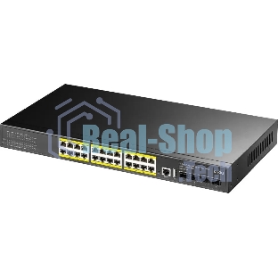 Коммутатор Cudy GS5024PS4, 24×1 Гбит/с, 4×10 Гбит/с SFP+