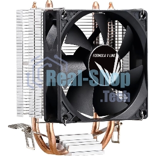Устройство охлаждения (кулер) Aerocool Formula Ice Boid 2PSDB черный 90мм алюминий+медь 2100rpm 34db 4-pin 90W 135мм
