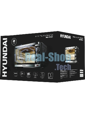 Мини-печь Hyundai MIO-HY091 20 л, 1380 Вт, черный