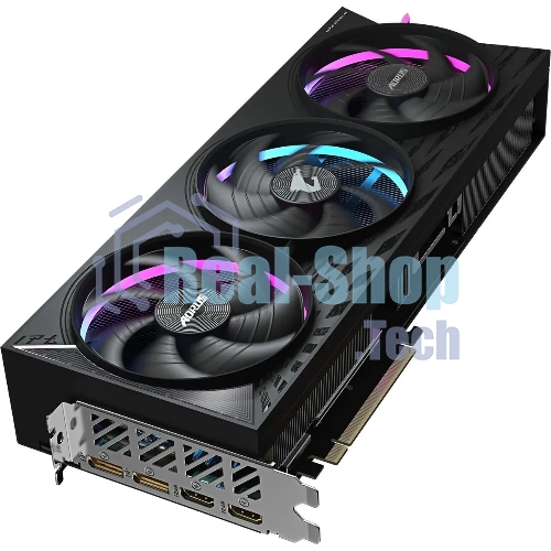 Видеокарта Gigabyte PCI-E GV-R9070XT AORUS E-16GD 1.0 AMD Radeon RX 9070XT 16Gb 256bit GDDR6 2175/20000 HDMIx2 DPx2 HDCP Ret