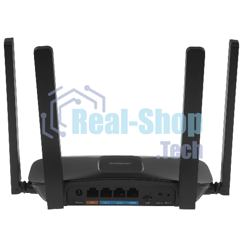 Роутер Dahua DH-MR403/до 300 Мбит/2,4 ГГц/1 порт WAN/3 порта LAN/слот для SIM-карты/черный (DH-MR403)