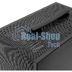 Компьютерный корпус без блока питания Case HSPD M211, Mesh Mini-tower, Black, TG, 0.7 SPCC, no fans,mATX, mITX, 175/330/150мм, 2x2.5