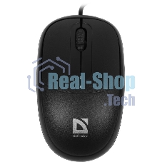 Мышь проводная Defender Datum MS-980 черный, 1000 dpi, USB, кнопки - 3