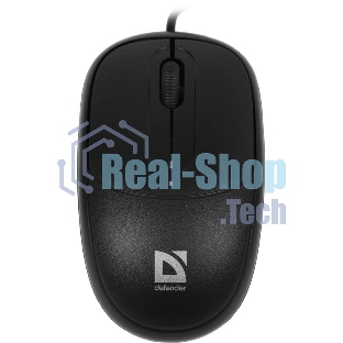 Мышь проводная Defender Datum MS-980 черный, 1000 dpi, USB, кнопки - 3