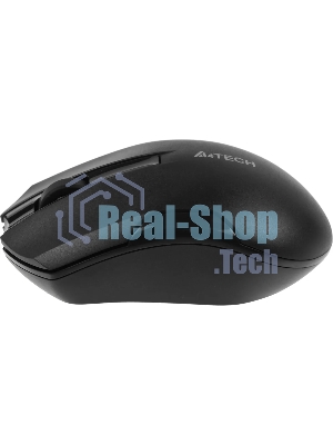 Мышь беспроводная A4Tech V-Track G3-200NS черный, 1200 dpi, радиоканал, USB, кнопки - 3