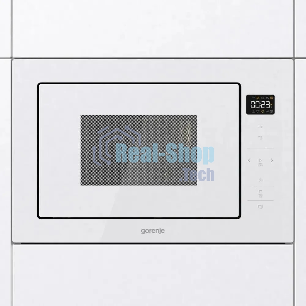 Встраиваемая микроволновая печь Gorenje BM251SG2WG белый, 25 л, 900 Вт, переключатели - сенсор