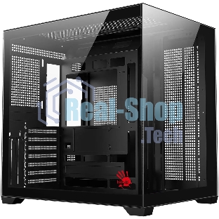 Компьютерный корпус Bloody CC-122 черный без БП ATX 10x120мм 1xUSB2.0 1xUSB3.0 audio