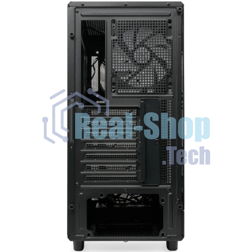 Компьютерный корпус HSPD M510, Mesh Mid Tower, черный, TG, 0.5 SPCC, 4x120мм ARGB ATX, mATX, mITX 180/280/160мм 1x2.5