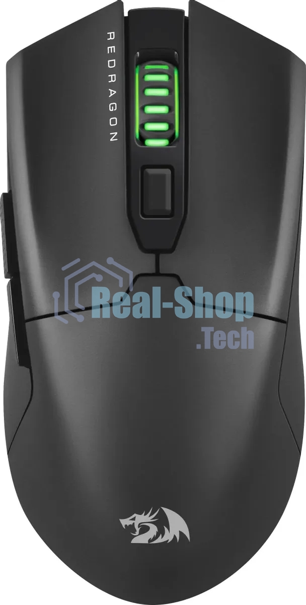 Мышь проводная игровая Redragon FYZU черная (USB, Pixart P3395, Huano, 6 кн., 26000 Dpi, RGb подсветка)