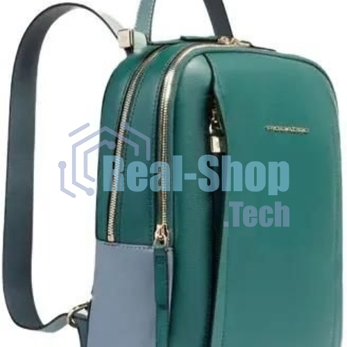 Рюкзак женский Piquadro Circle CA5566W92/OTAV бирюзовый/голубой кожа