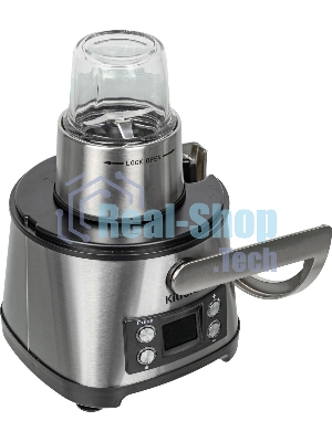 Кухонный комбайн Kitfort KT-1395 800Вт серебристый/черный