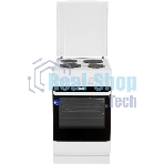 Плита электрическая Hansa FCEW54109 белый, конфорок 4 шт, духовка 65 л, 50 см x 85 см x 60 см