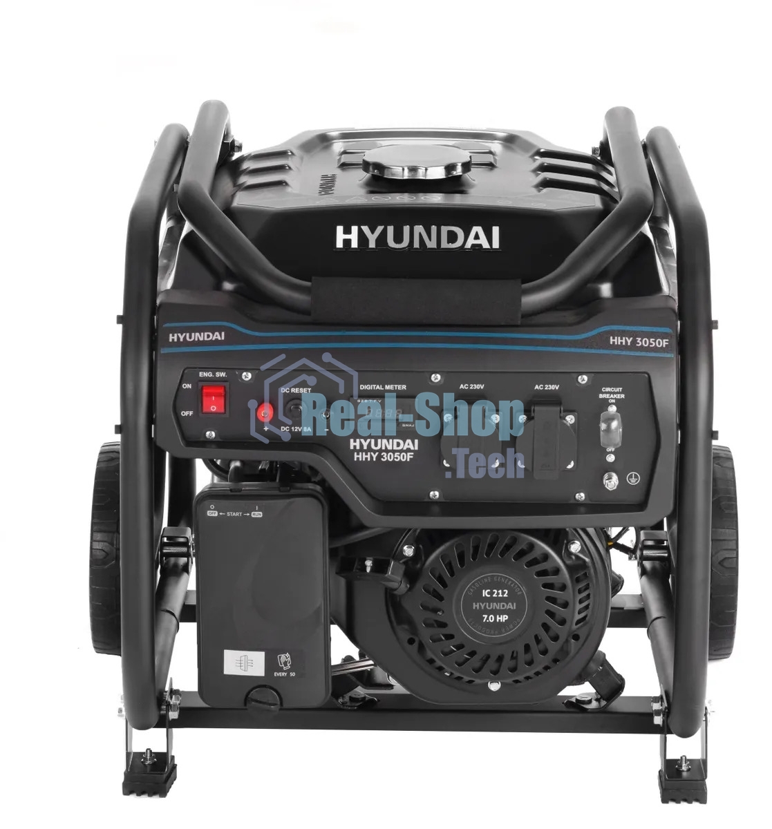 Электрогенератор бензиновый Hyundai HHY 3050F, 3.2 кВт, 69 дБ, 49 кг