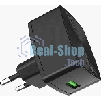 Сетевое зарядное устройство HOCO (6931474706638) HOCO C70A Cutting-edge single port QC3.0 черный