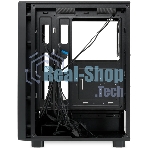 Компьютерный корпус HSPD M510, Mesh Mid Tower, черный, TG, 0.5 SPCC, 4x120мм ARGB ATX, mATX, mITX 180/280/160мм 1x2.5