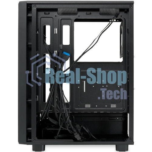 Компьютерный корпус HSPD M510, Mesh Mid Tower, черный, TG, 0.5 SPCC, 4x120мм ARGB ATX, mATX, mITX 180/280/160мм 1x2.5